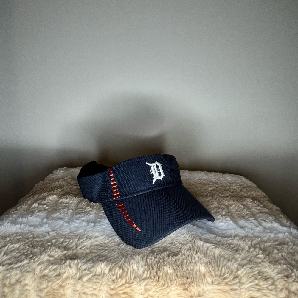 Detroit Tiger’s Stitched Visor with Orange Accents
